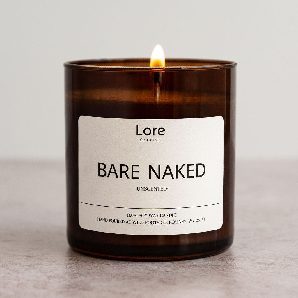 Bare Naked *Unscented* Candle