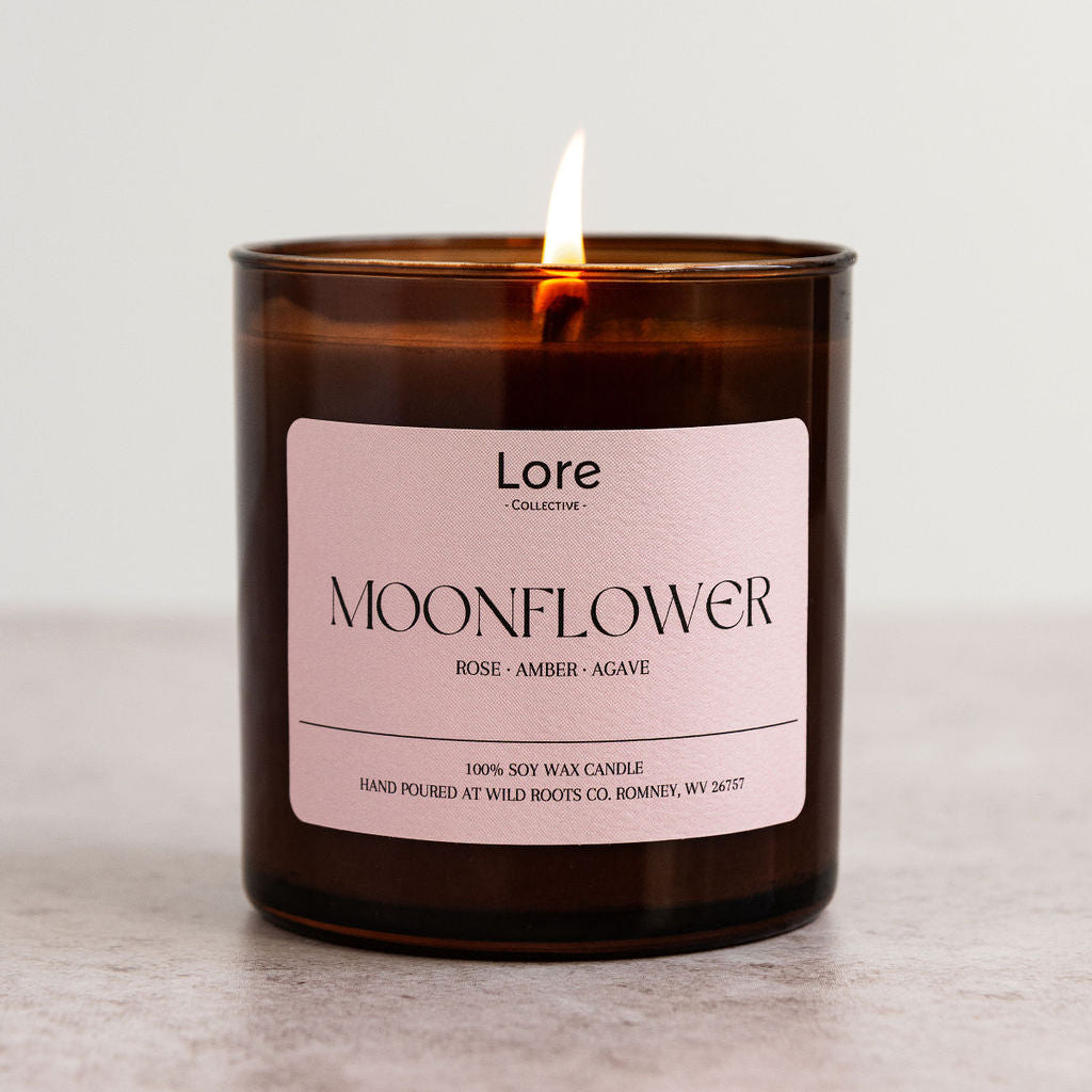 Moonflower - Amber Jar