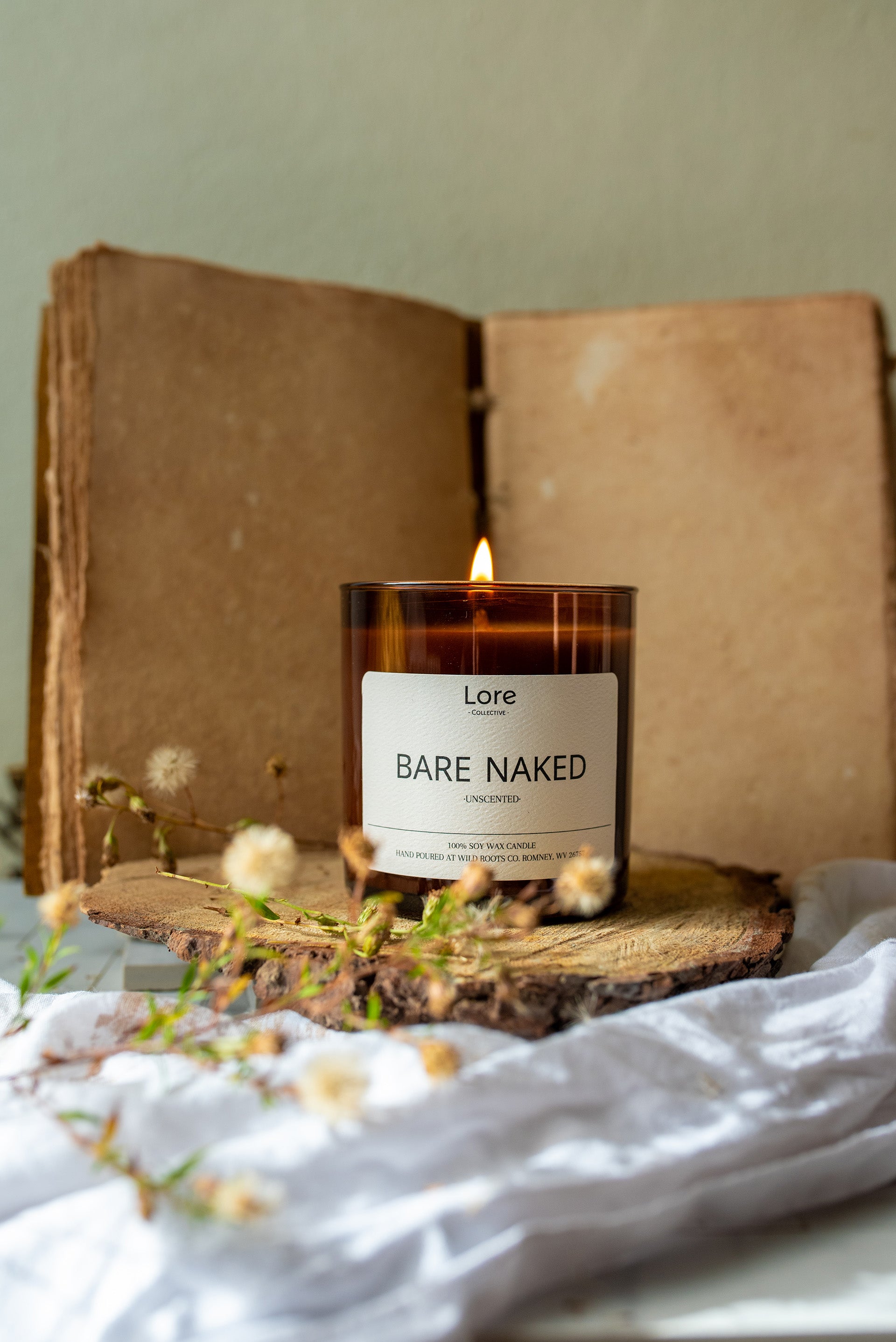 Bare Naked *Unscented* Candle